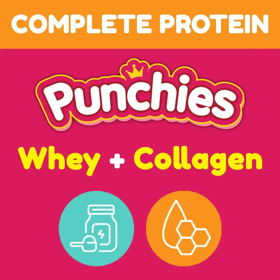 Whey protein gummy: Punchies protein gummies with whey and collagen